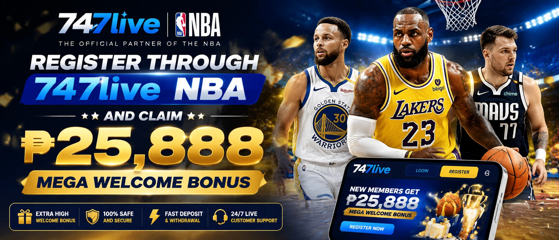 747live Promotion hero banner